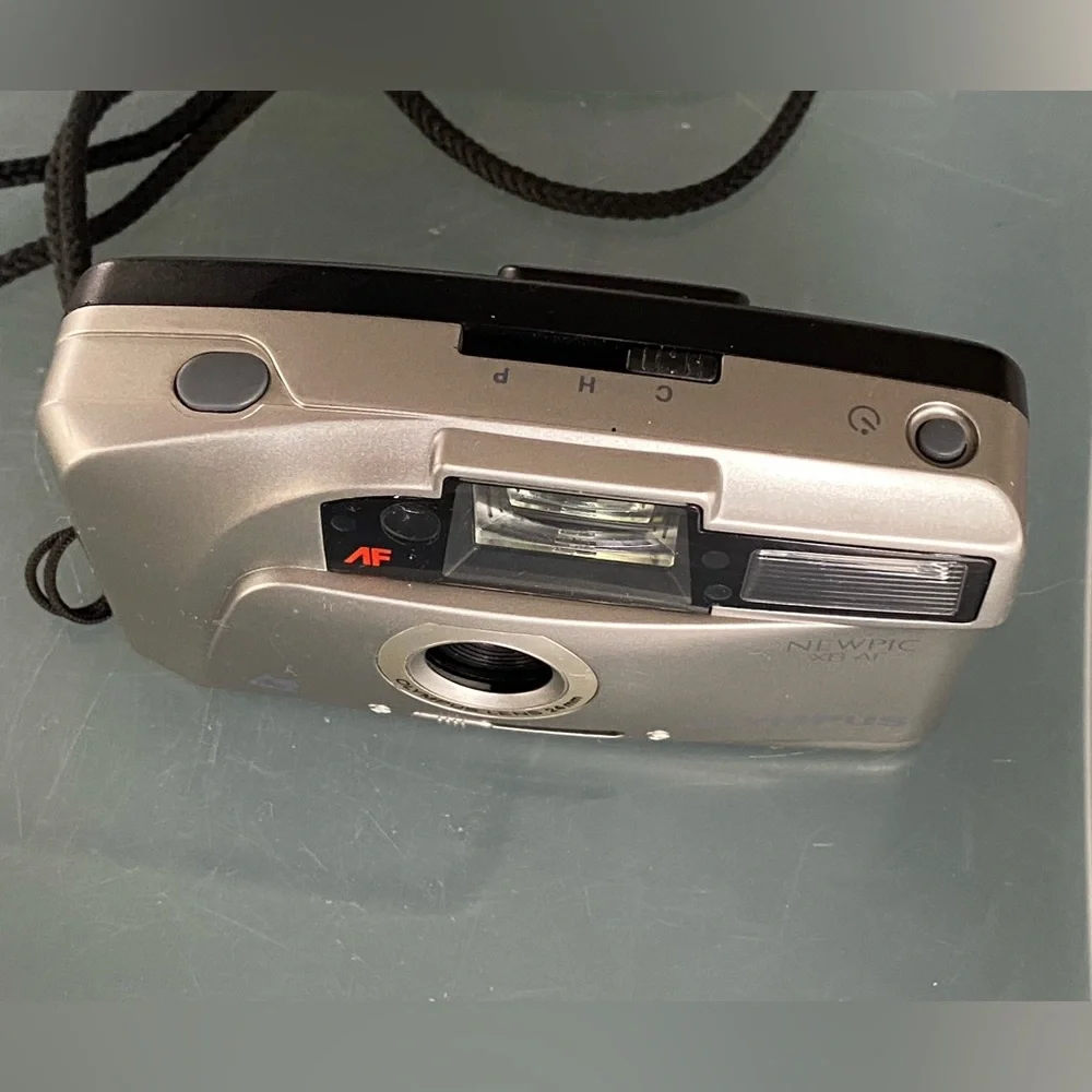 Vintage Olympus Newpic XB AF Camera - Silver Point And Shoot Film Photography